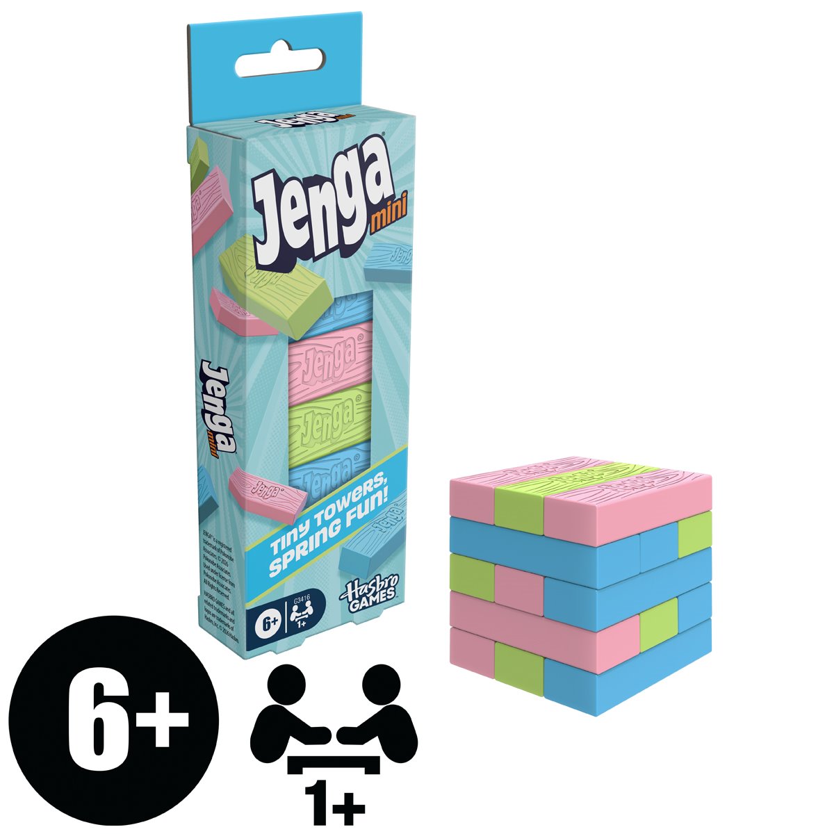 Jenga Mini Spring Edition Game