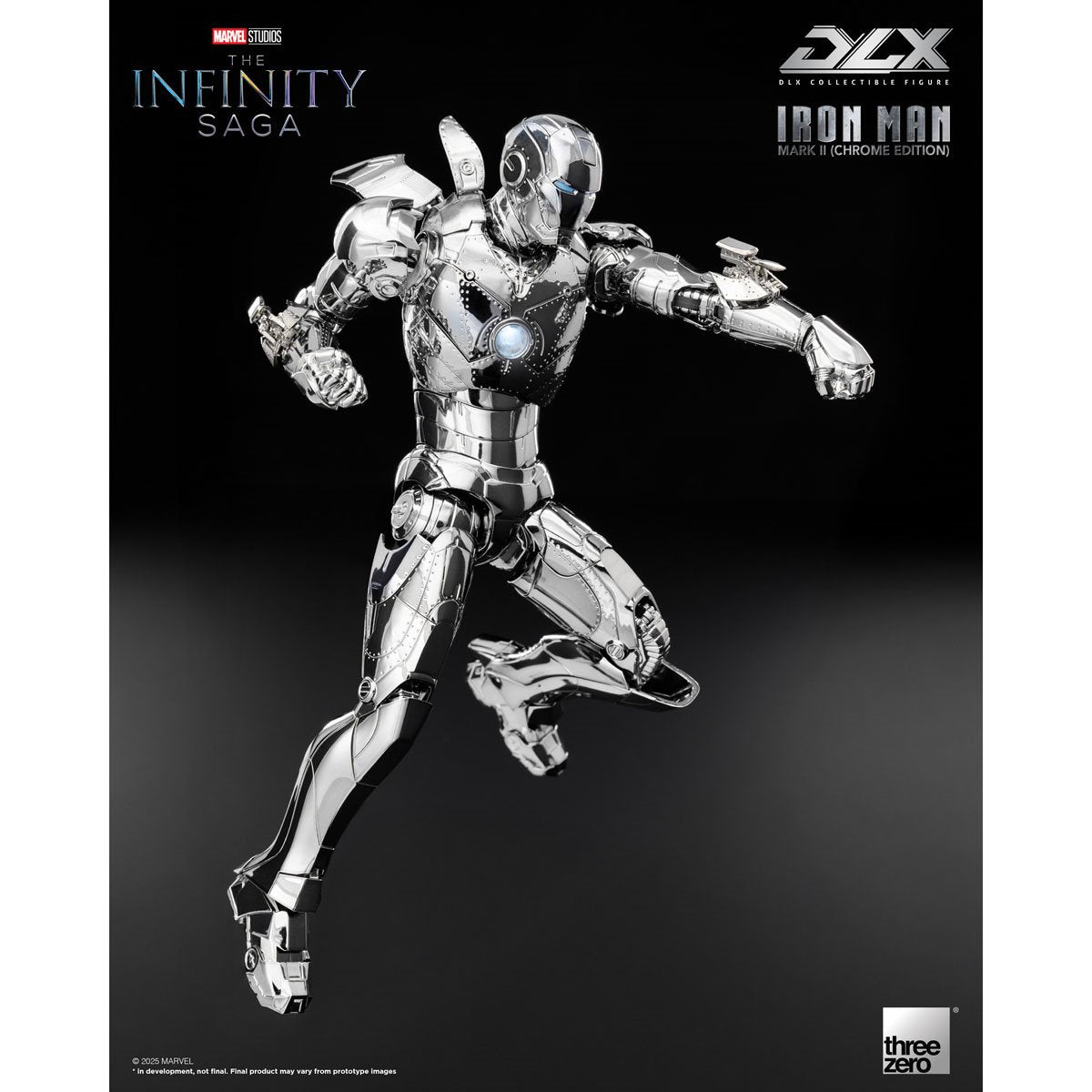 Marvel Studios: The Infinity Saga Iron Man Mark 2 Chrome Edition DLX Action Figure