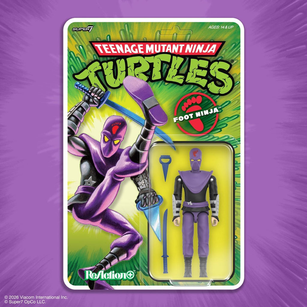 Teenage Mutant Ninja Turtles Foot Ninja 3 3/4-Inch ReAction+ Figure