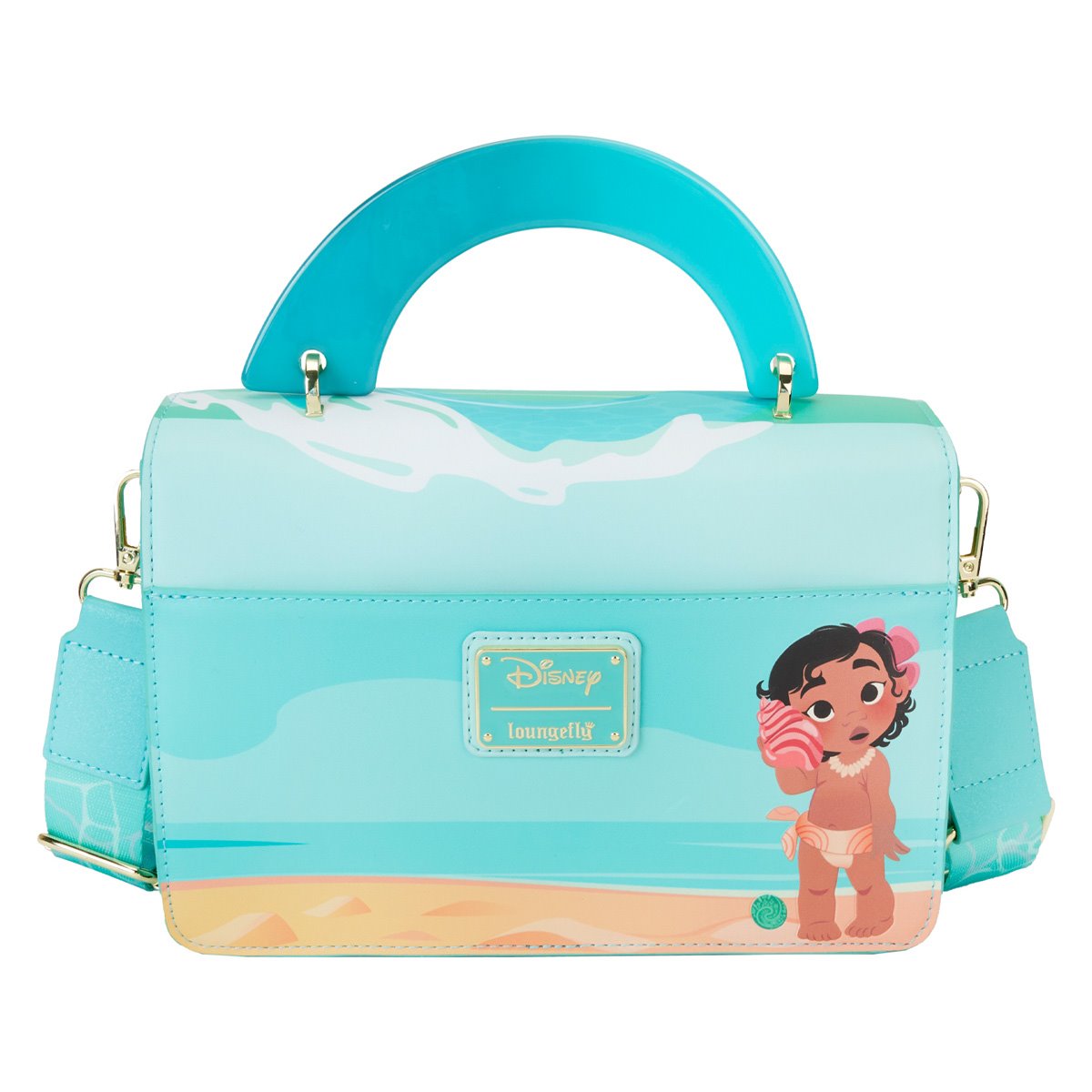Moana Ocean Waves Crossbody Bag