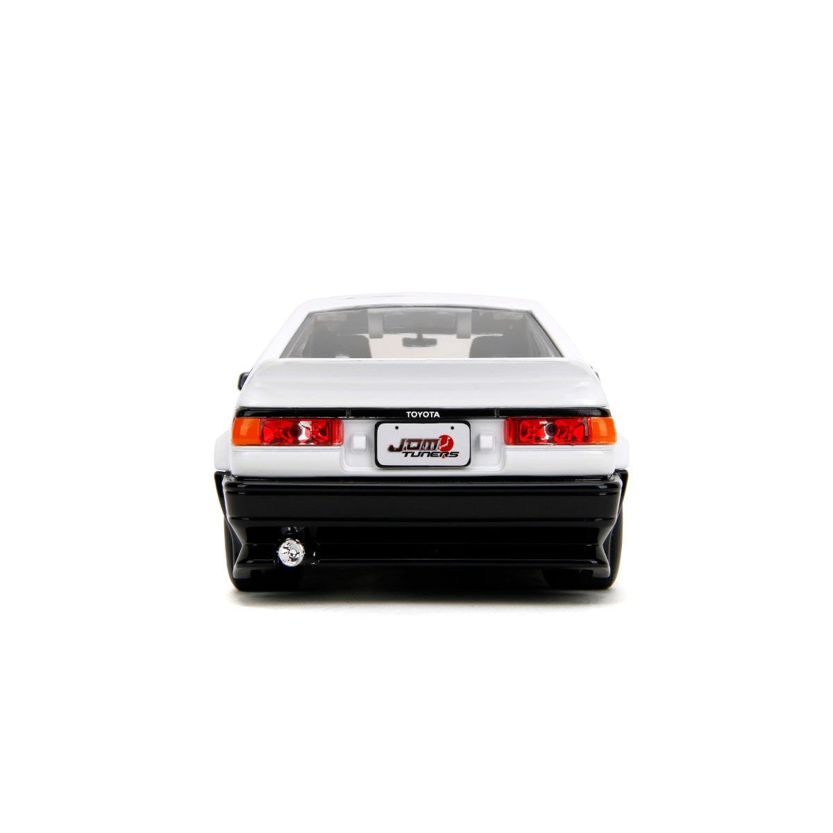 JDM Tuners 1986 AE86 Toyota Trueno White 1:24 Scale Die-Cast Metal Vehicle