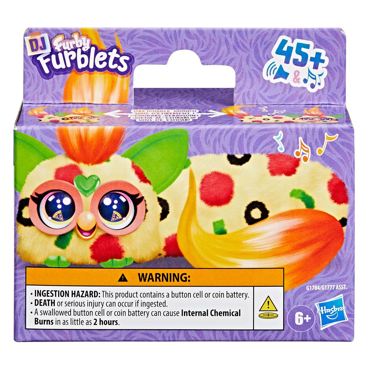Furby DJ Furblets Pepp-Oh-Roni Mini Electronic Plush Toy