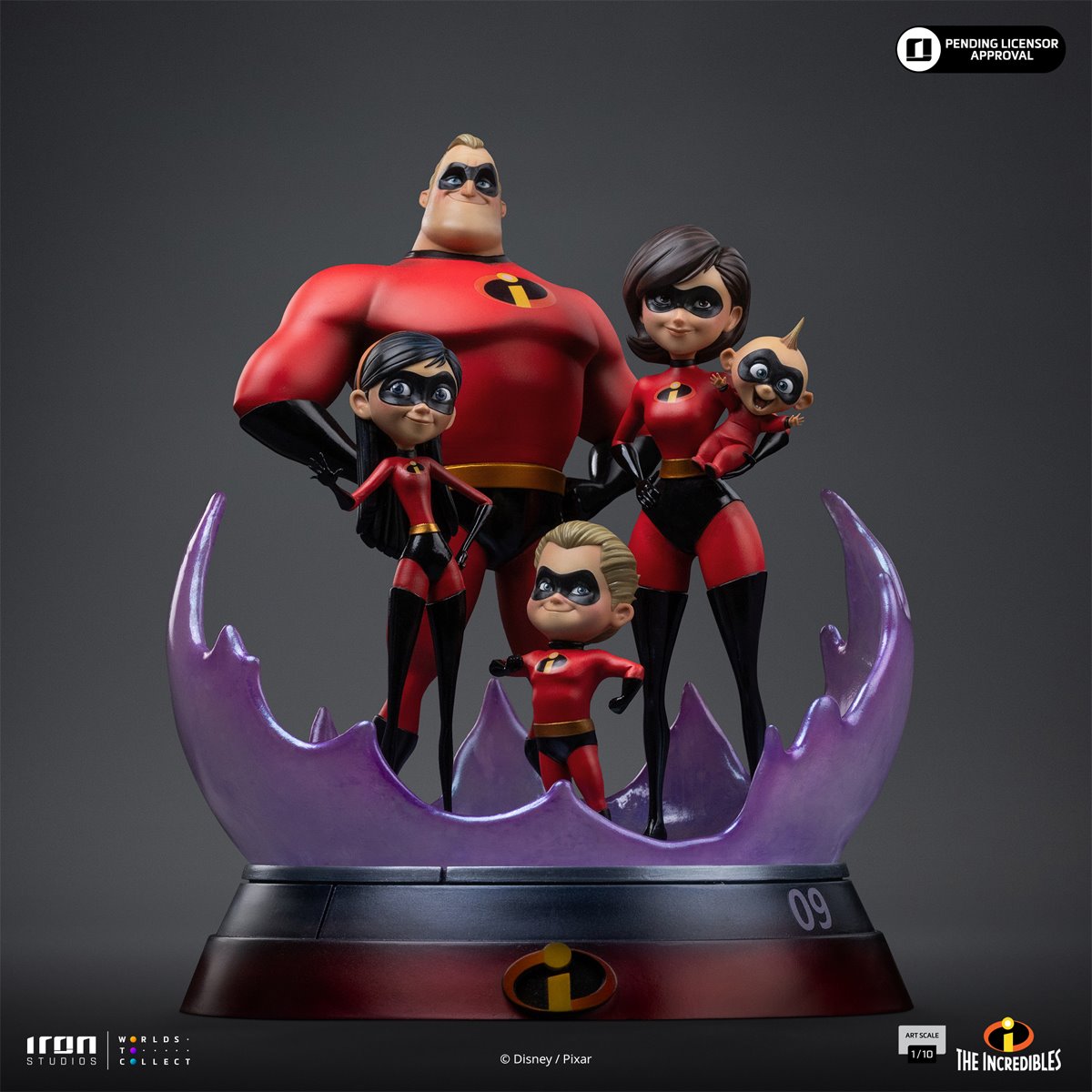 The Incredibles 1:10 Art Scale Diorama Limited Edition Statue