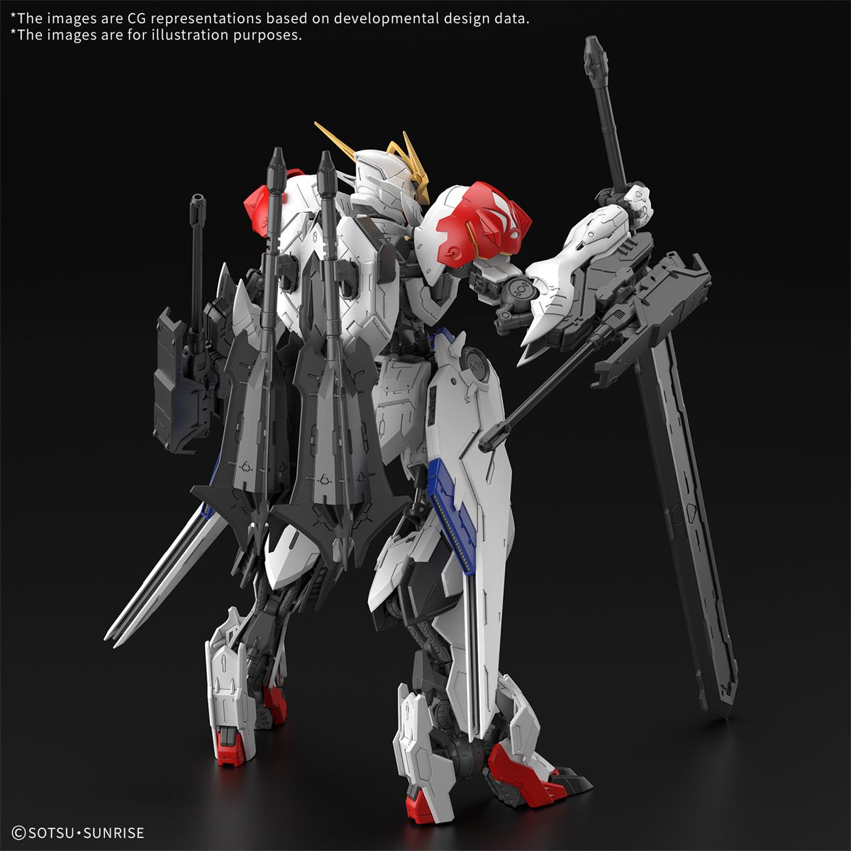 Mobile Suit Gundam: Iron-Blooded Orphans Gundam Barbatos Lupus Master Grade 1:100 Scale Model Kit