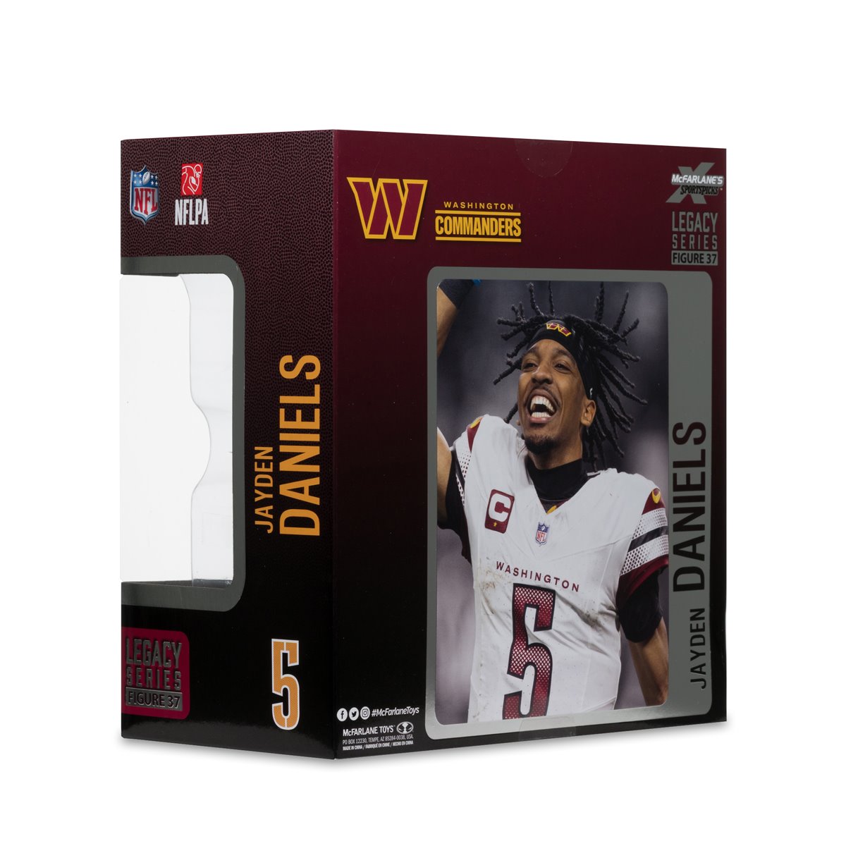 NFL SportsPicks 2025 Washington Commanders Jayden Daniels 7-Inch Scale Posed Figure