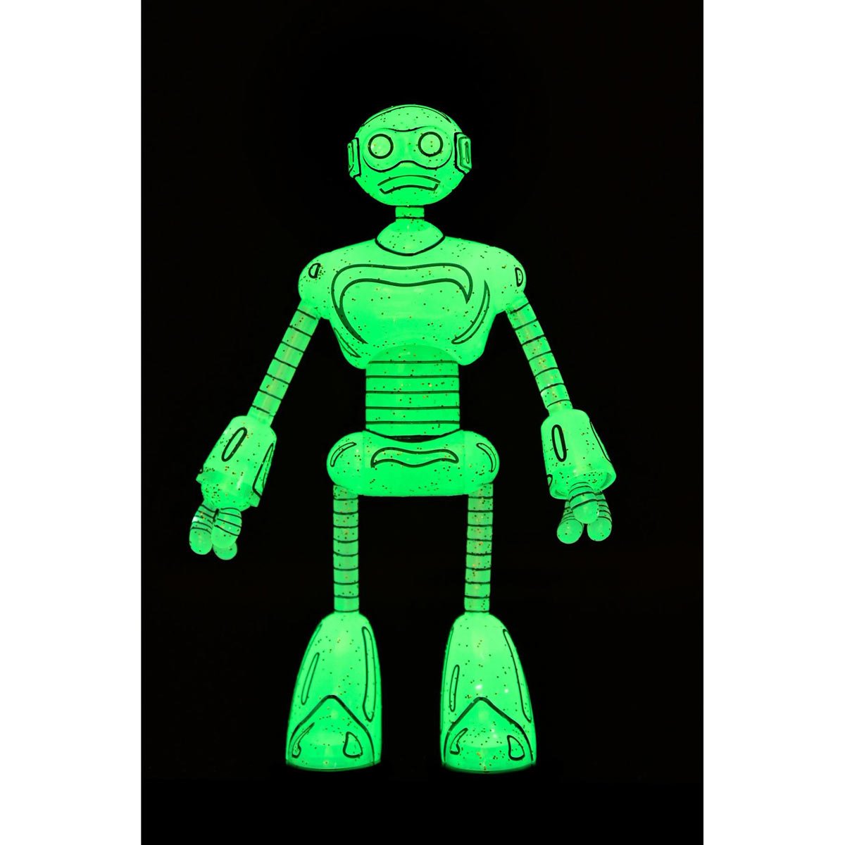 Teenage Mutant Ninja Turtles Mirage Comics Transmat Fugitoid Glow-in-the-Dark 7-Inch Scale Action Figure