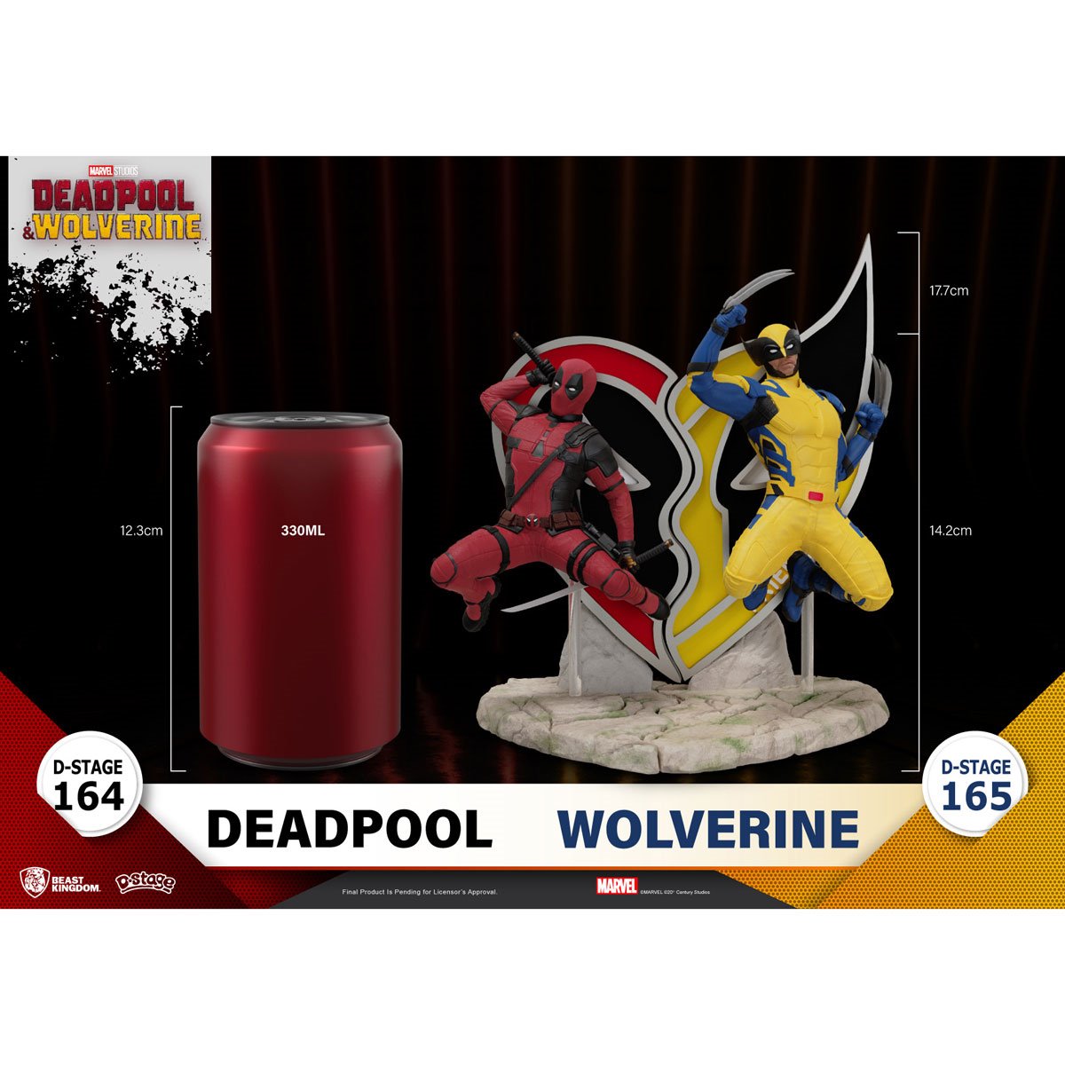 Deadpool and Wolverine DS-165 Wolverine D-Stage Statue