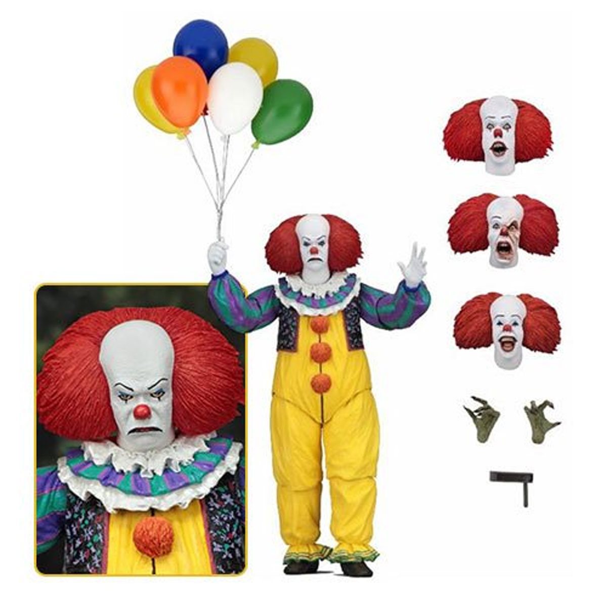 IT Ultimate Pennywise 1990 7-Inch Action Figure