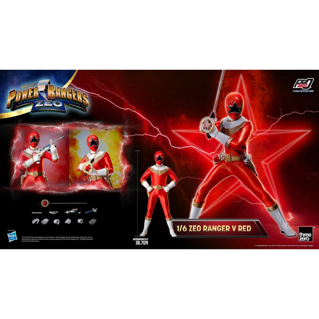 Power Rangers Zeo Red Zeo Ranger V FigZero 1:6 Scale Action Figure