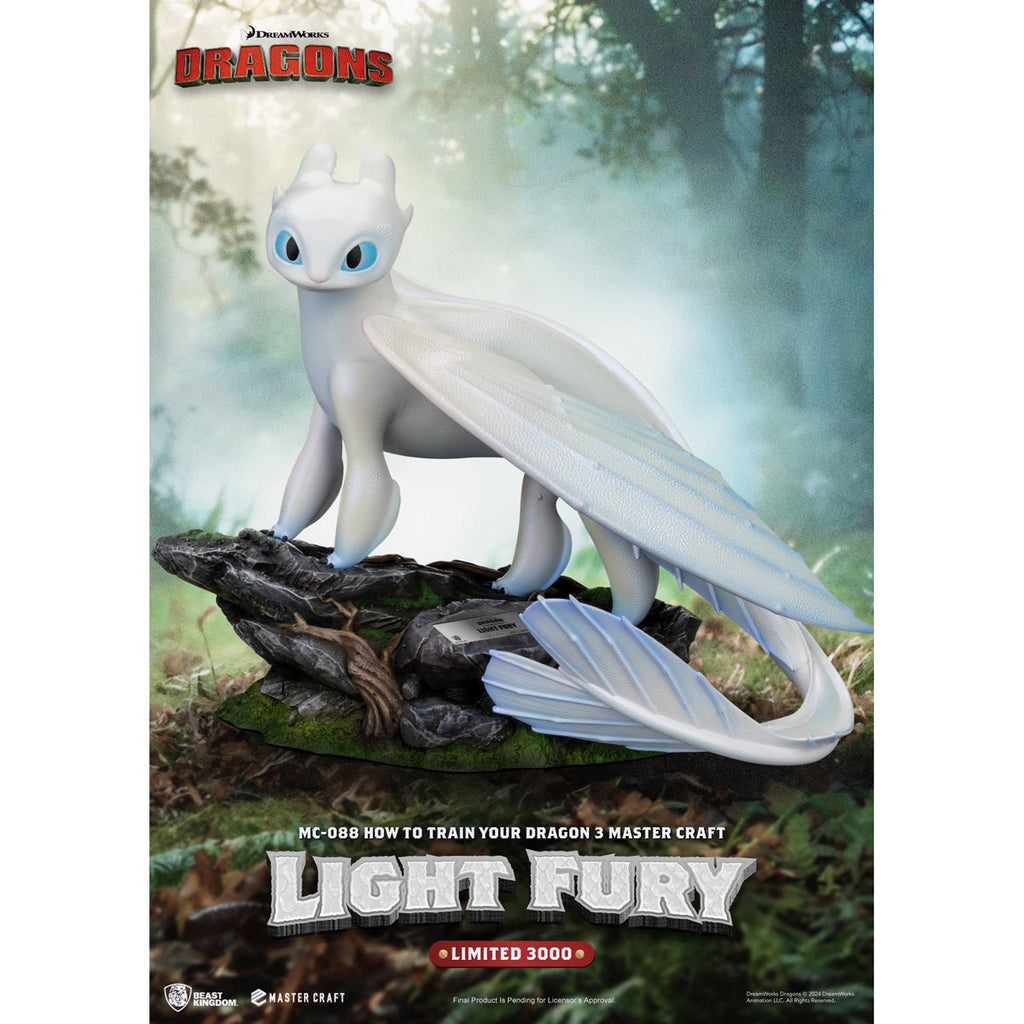 How to Train Your Dragon 3 Light Fury MC-088 Master Craft Statue