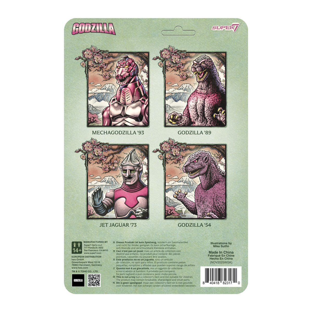 Godzilla Mechagodzilla '93 (Cherry Blossom Festival) 3 3/4-Inch ReAction Figure