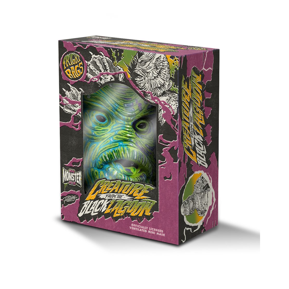 Universal Monsters Creature from the Black Lagoon Basil Gogos Mini-Mask - Previews Exclusive
