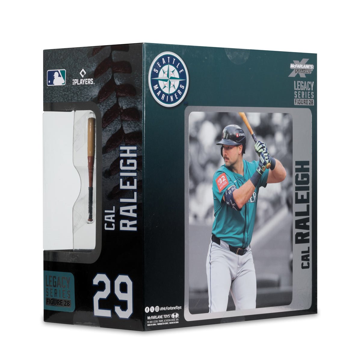 MLB SportsPicks Seattle Mariners Cal Raleigh 7-Inch Posed Figure