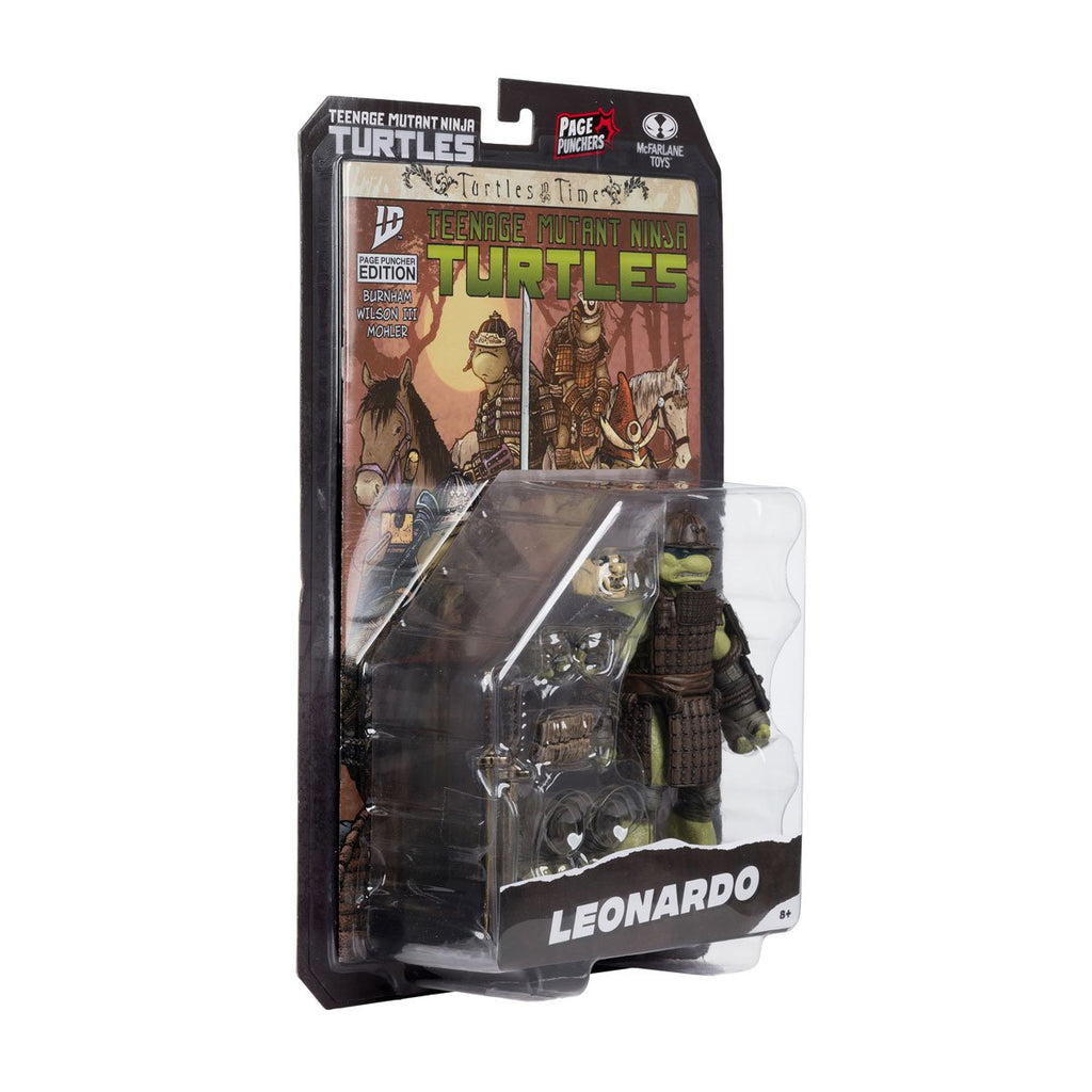 Teenage Mutant Ninja Turtles Page Punchers Wave 4 Leonardo Turtles in Time 5-Inch Scale Action Figure with Comic