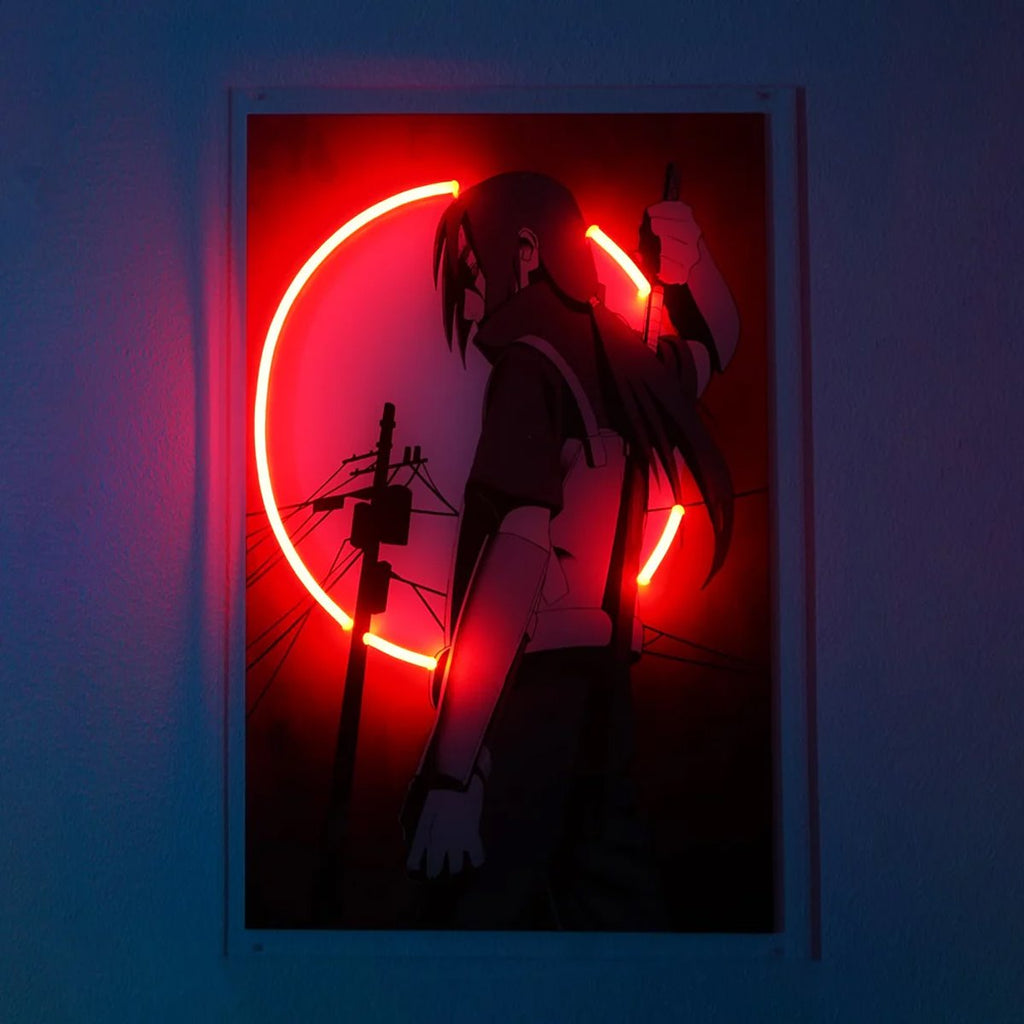 Naruto: Shippuden Itachi Moonlight LED Neon Poster