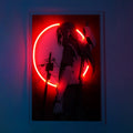 Naruto: Shippuden Itachi Moonlight LED Neon Poster