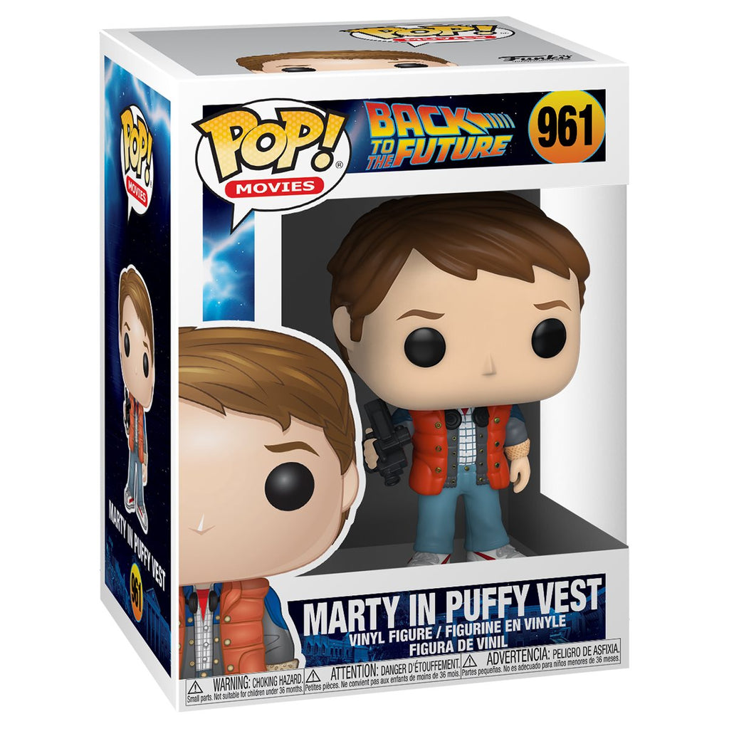 Back to the Future Marty in Puffy Vest Funko Pop! Vinyl Figure #961