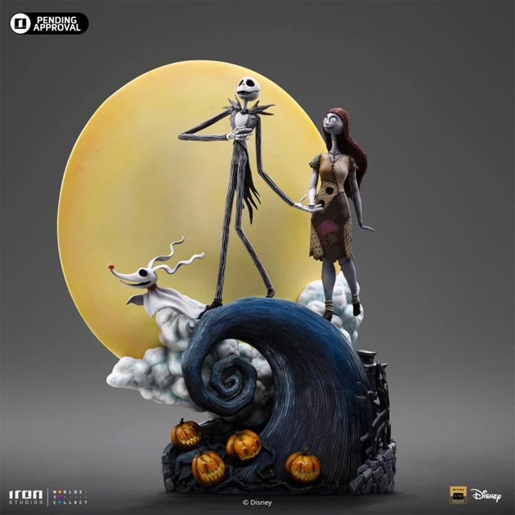 The Nightmare Before Christmas Jack and Sally Deluxe 1:10 Art Scale Limited Edition Statue
