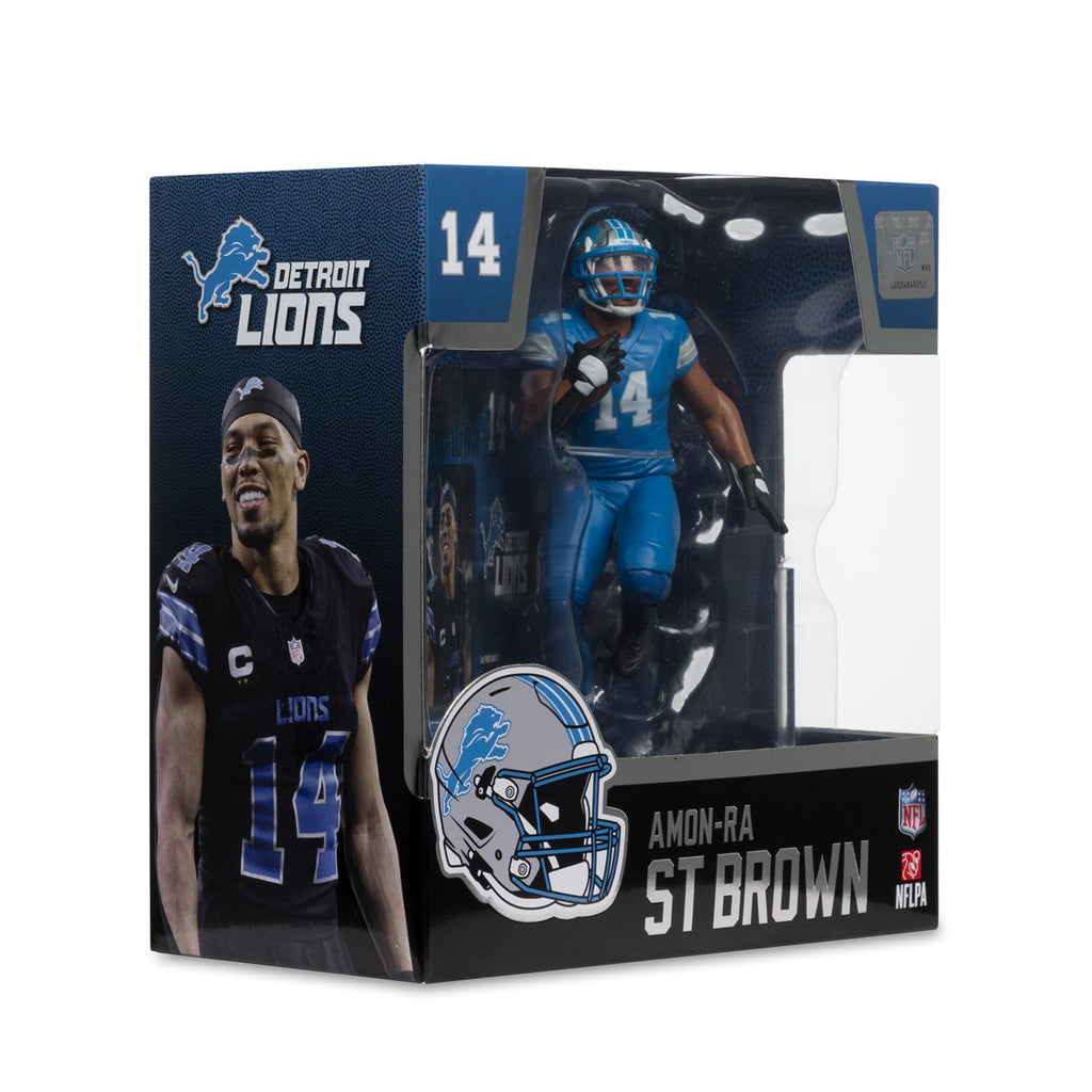 NFL SportsPicks 2025 Detroit Lions Amon-Ra St. Brown 7-Inch Scale Posed Figure