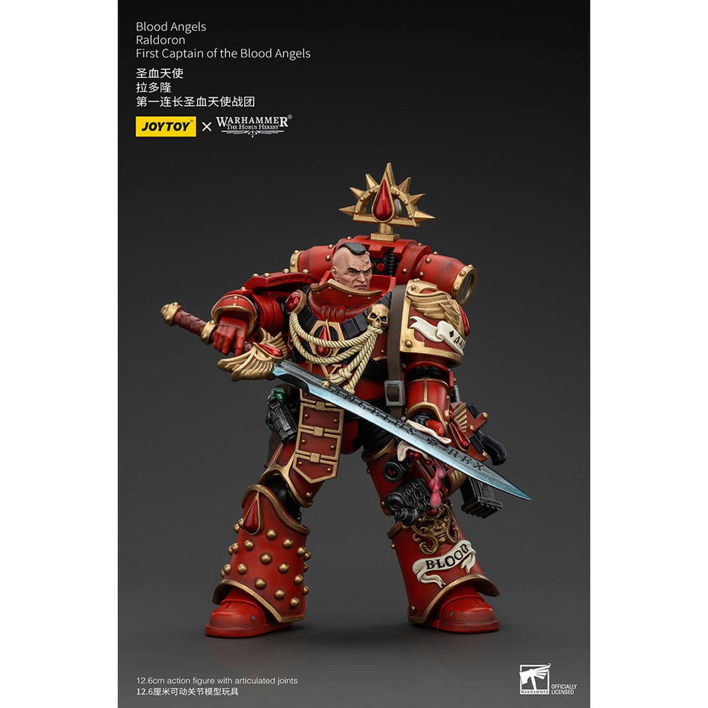 Joy Toy Warhammer The Horus Heresy Blood Angels Raldoron First Captain 1:18 Scale Action Figure