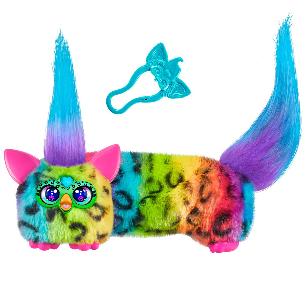 Furby DJ Furblets Rain-Bow-Kat Mini Electronic Plush Toy