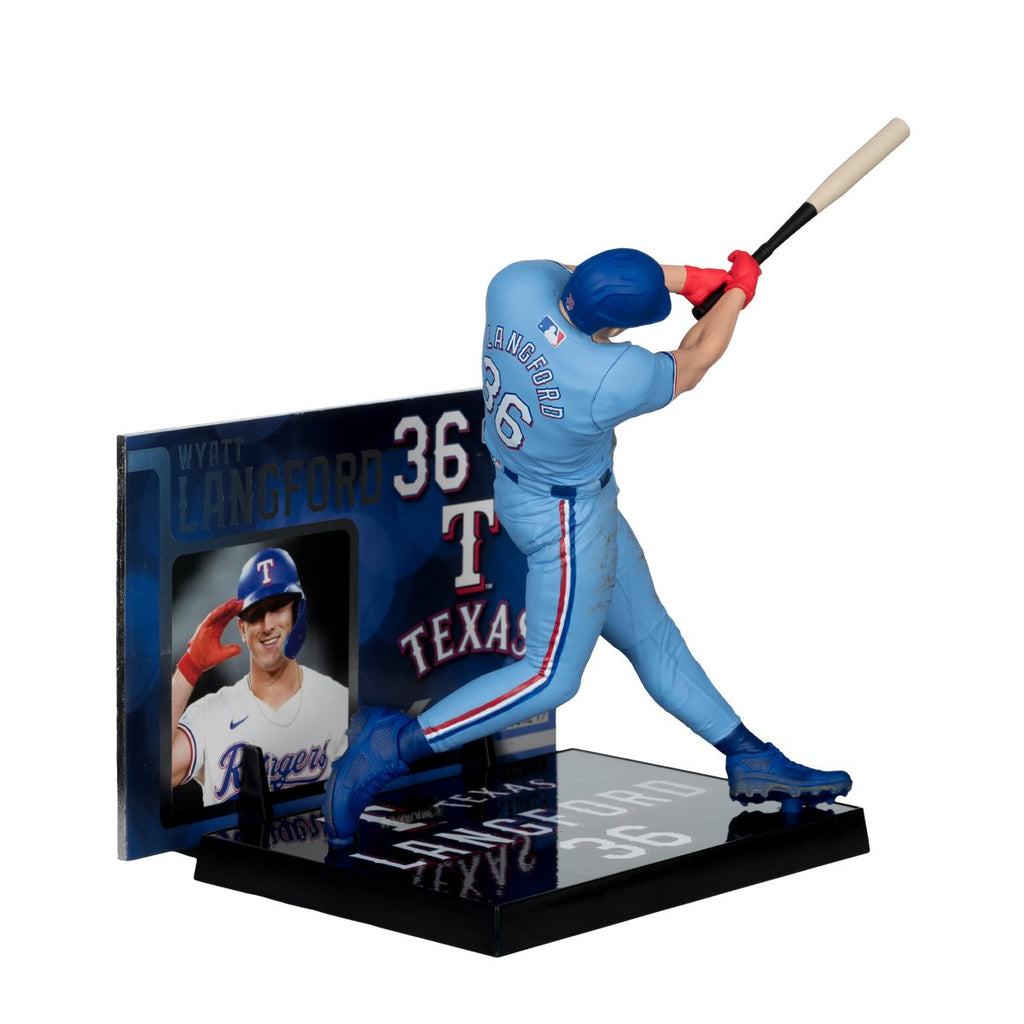 MLB SportsPicks Texas Rangers Wyatt Langford 7-Inch Posed Figure