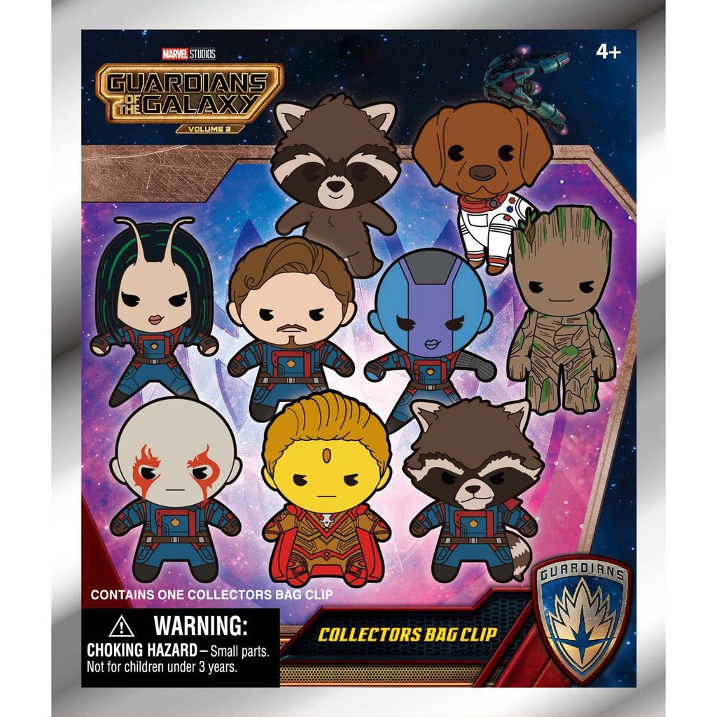 Guardians of the Galaxy Volume 3 3D Foam Bag Clip Random 6-Pack
