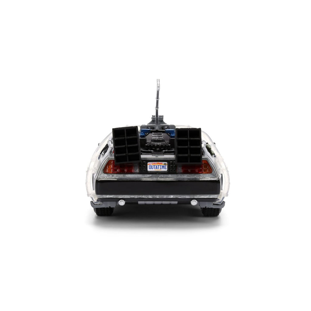 Hollywood Rides Back to the Future Time Machine 40th Anniversary 1:24 Scale Die-Cast Metal Vehicle