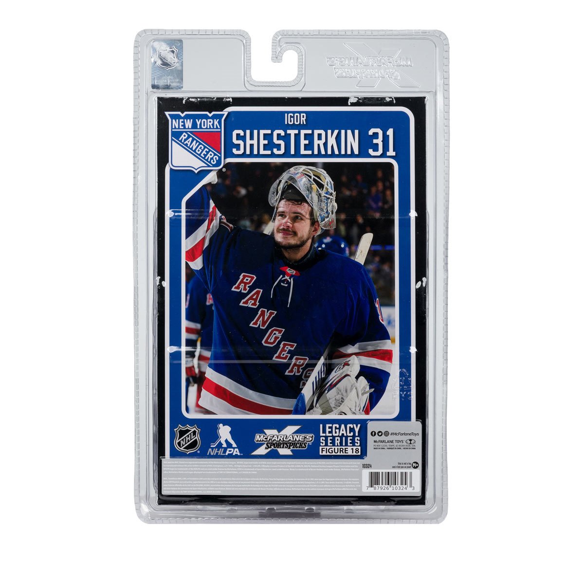 NHL SportsPicks New York Rangers Igor Shesterkin 7-Inch Posed Figure