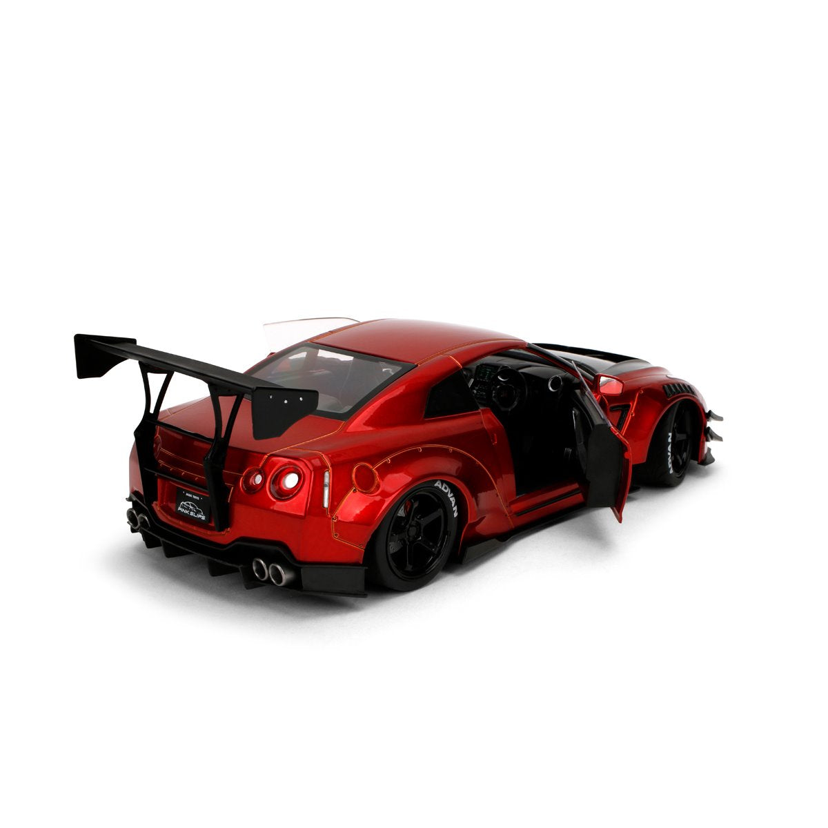 Pink Slips Wave 5 Nissan GT-R R35 with Liberty Walk Body Kit 2.0 1:18 Scale Die-Cast Metal Vehicle