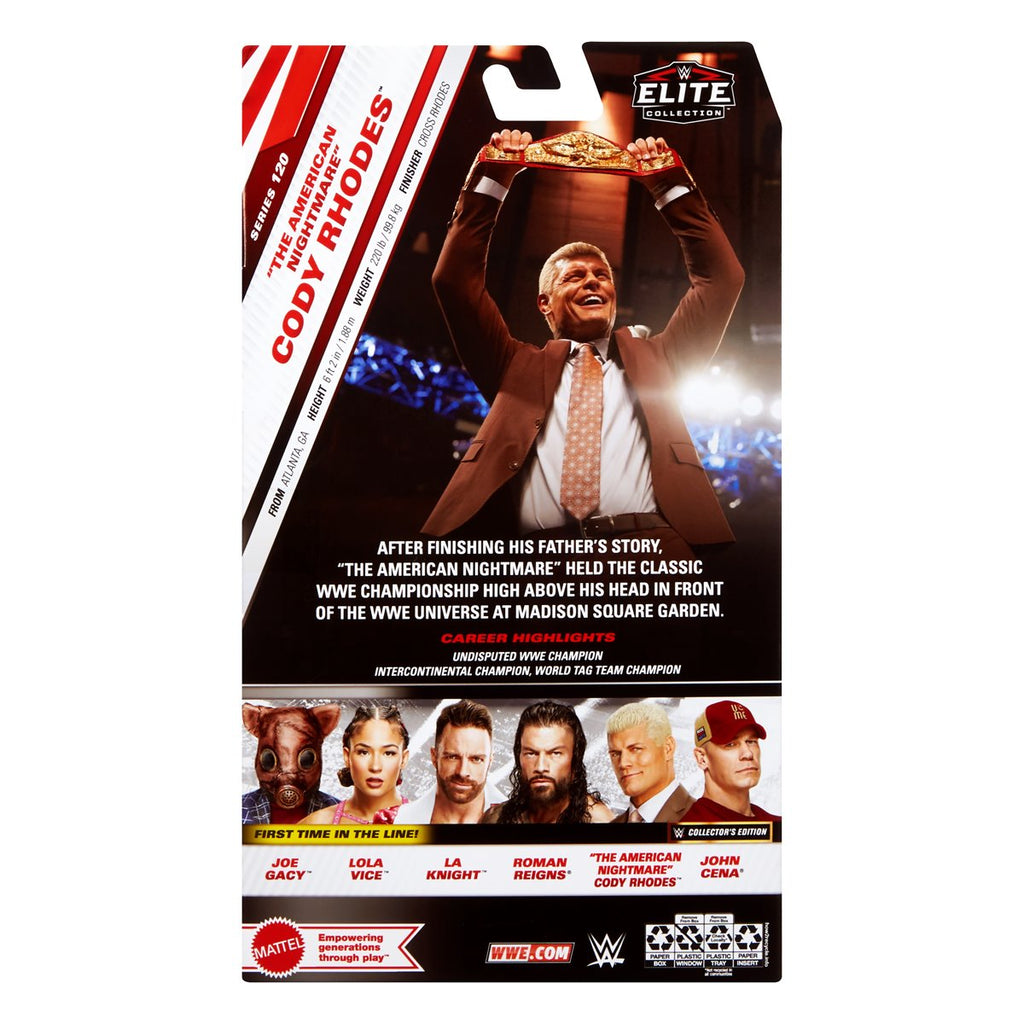 WWE Elite Collection Series 120 Action Figure Case of 8