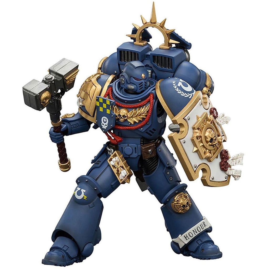Joy Toy Warhammer 40,000 Ultramarines Captain with Jump Pack and Relic Shield 1:18 Scale Action Figure