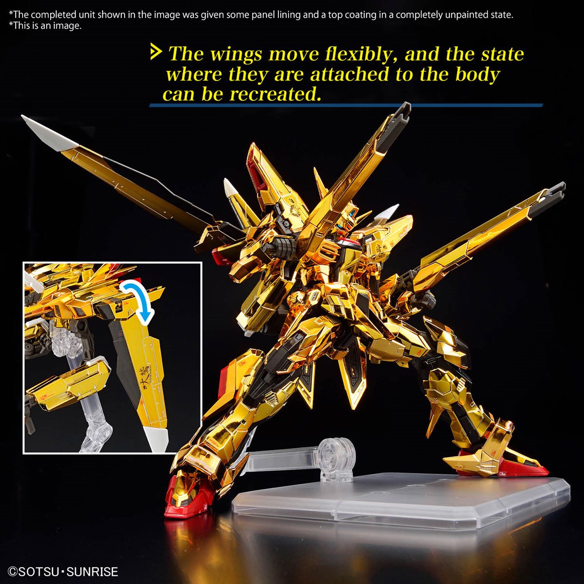 Mobile Suit Gundam Seed Destiny Akatsuki Gundam Oowashi Unit Real Grade 1:144 Scale Model Kit