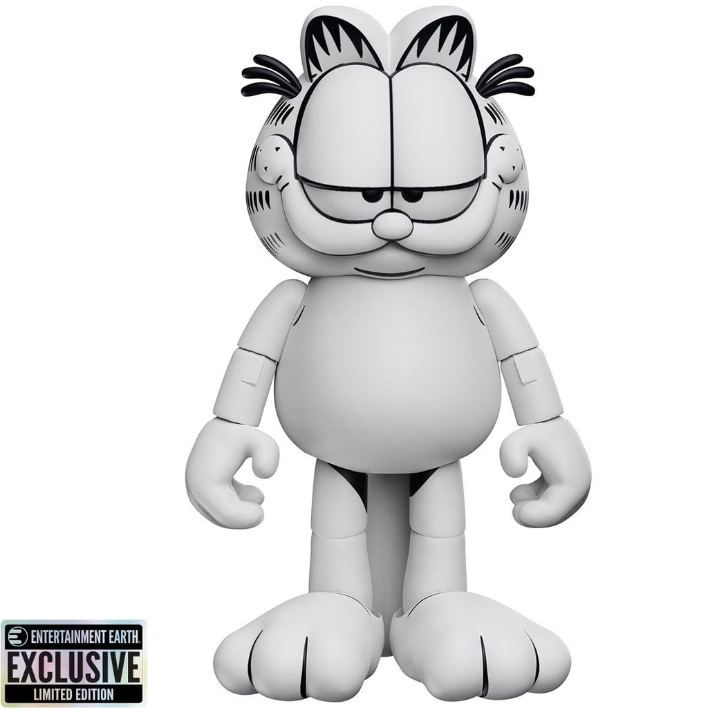 Garfield Black and White Daily Comic Strip Action Figure - Entertainment Earth Exclusive