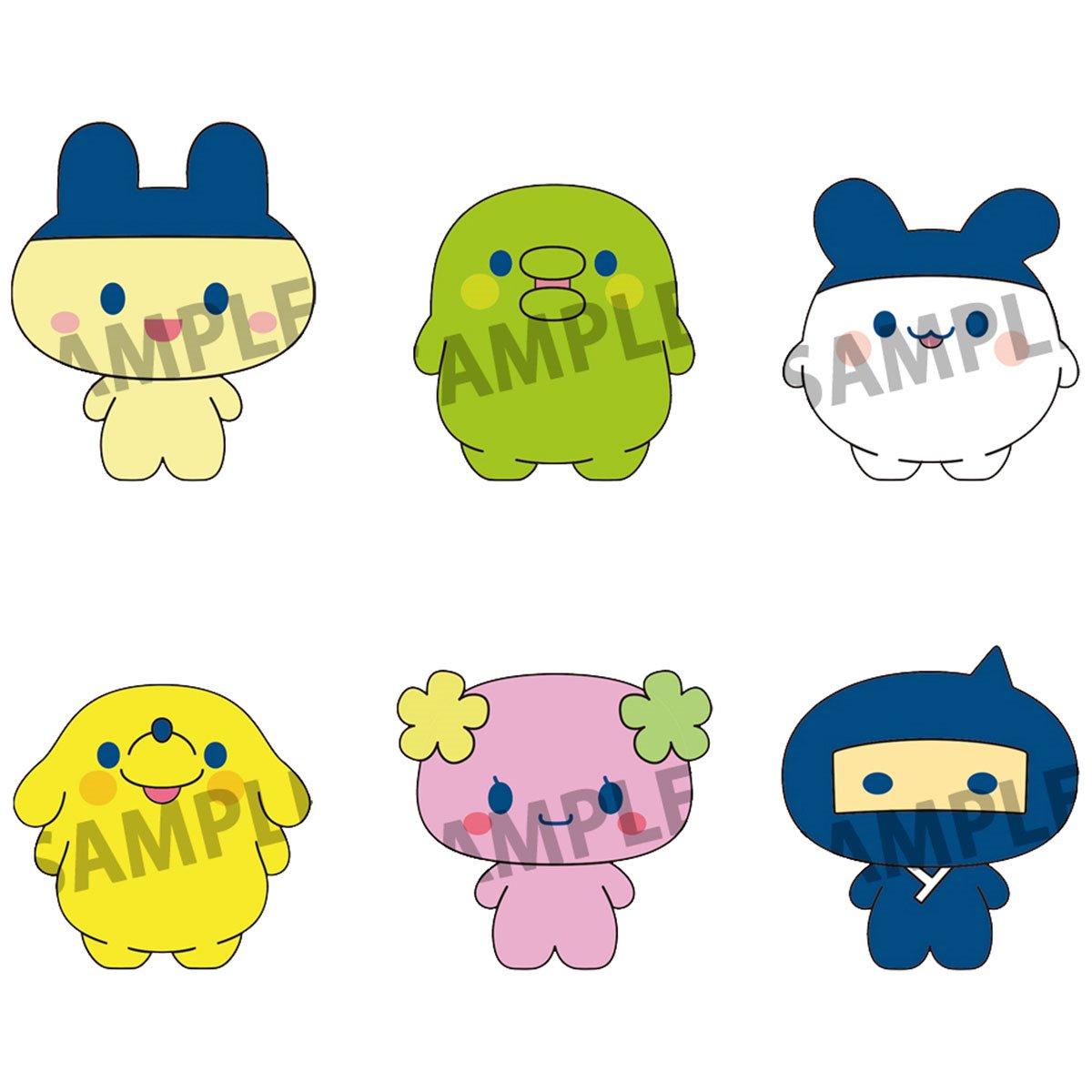 Tamagotchi Chokorin Collection Mini-Figure Case of 6