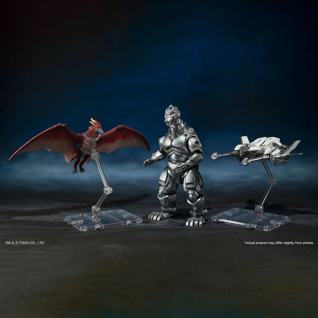 Godzilla vs. Mechagodzilla, Garuda, and Fire Rodan Makuhari Decisive Battle Version S.H.MonsterArts Action Figure