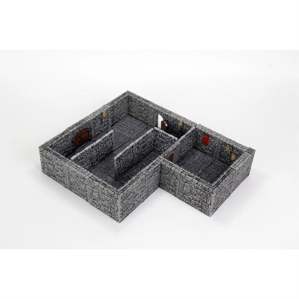 WarLock Tiles Dungeon Tiles II Full Height Stone Walls Expansion Pack