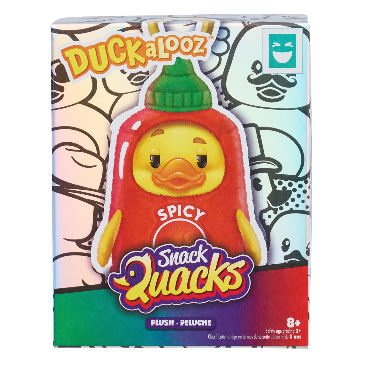 Duckalooz Snack Quacks Clip-On Blind-Box Plush Case of 8