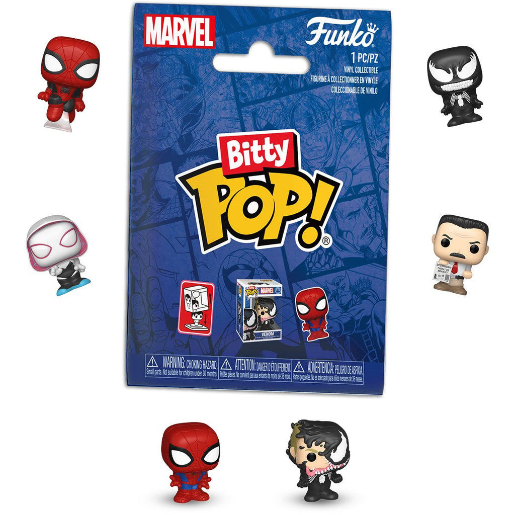 Spider-Man Funko Bitty Pop! Mini-Figure Singles Display Case of 32