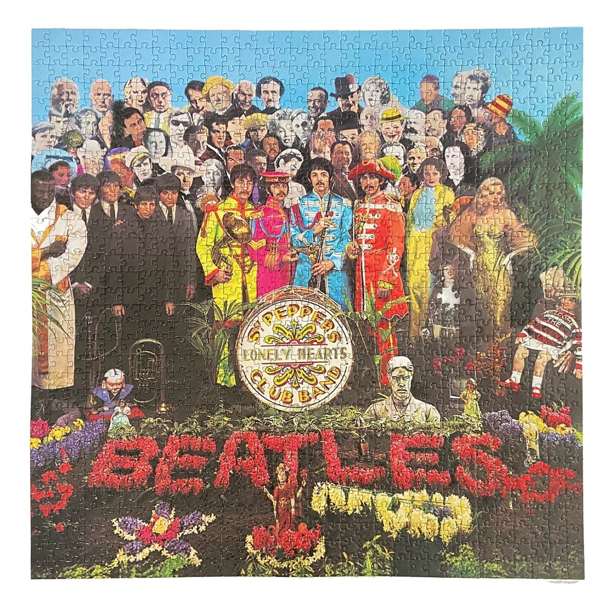 The Beatles Sgt Pepper Double Sided Album Art 1,000-Piece Jigsaw Puzzle