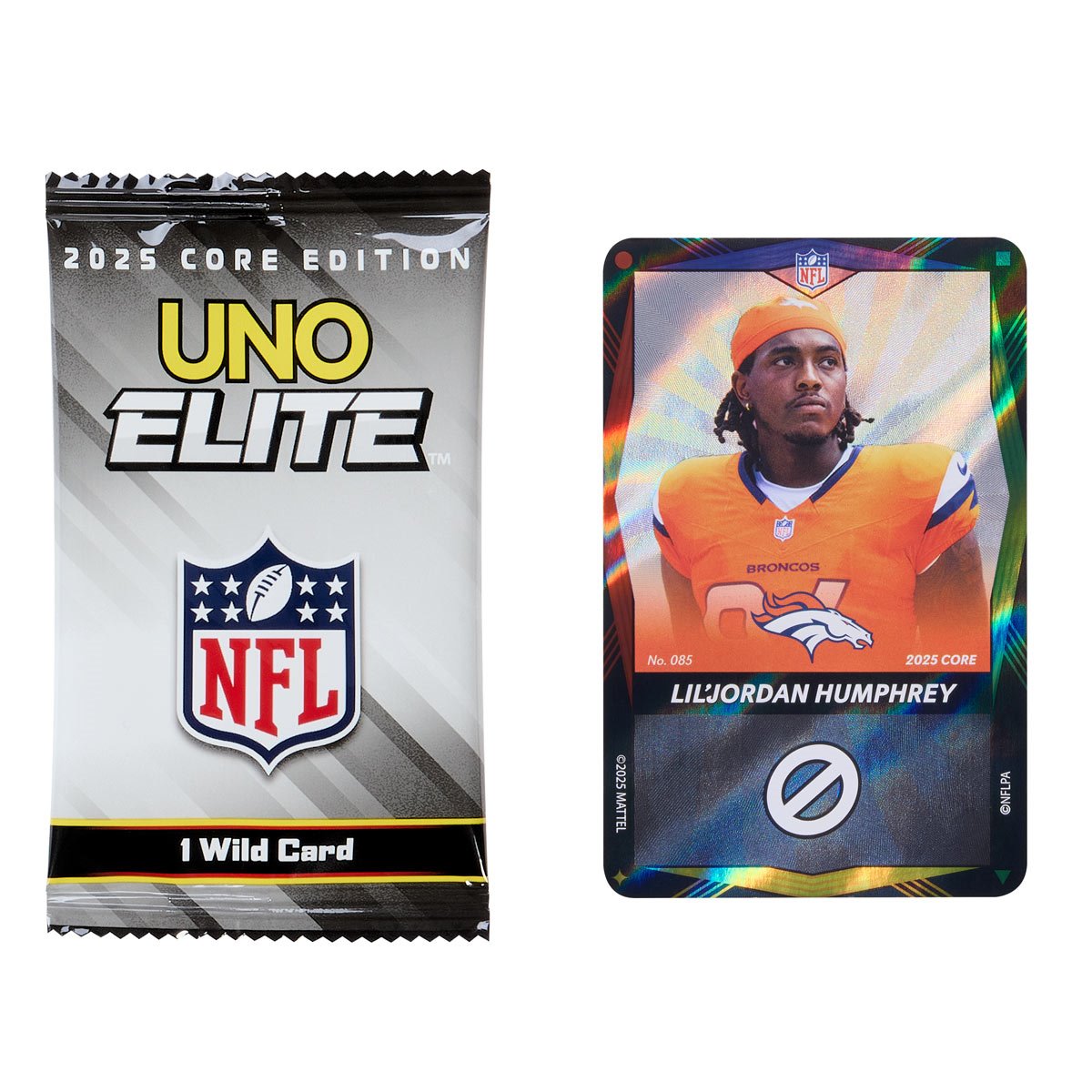 UNO Elite NFL 2025 Core Edition Game Booster Box Set