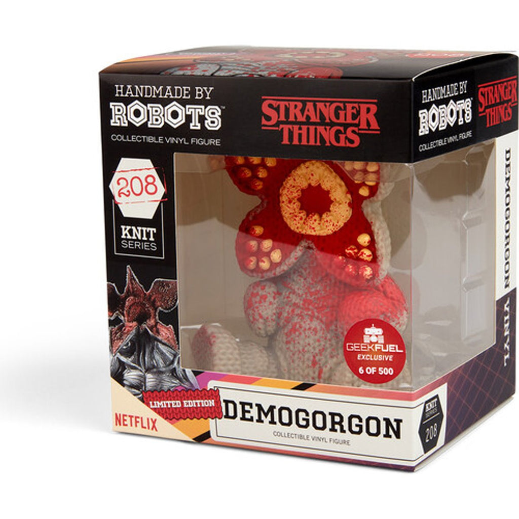 Stranger Things Demogorgon #208 Limited Edition Bloody Handmade By Robots Vinyl Figure
