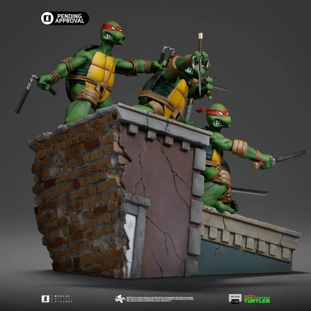 Teenage Mutant Ninja Turtles 1st Cover Deluxe 1:10 Art Scale Limited Edition Statue Set