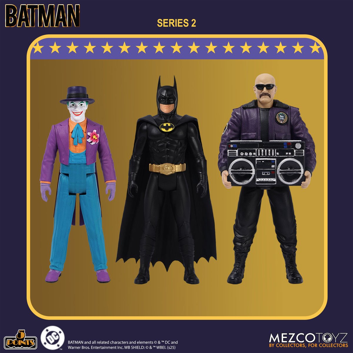 Batman 1989 5 Points Series 2 Action Figure Set of 3