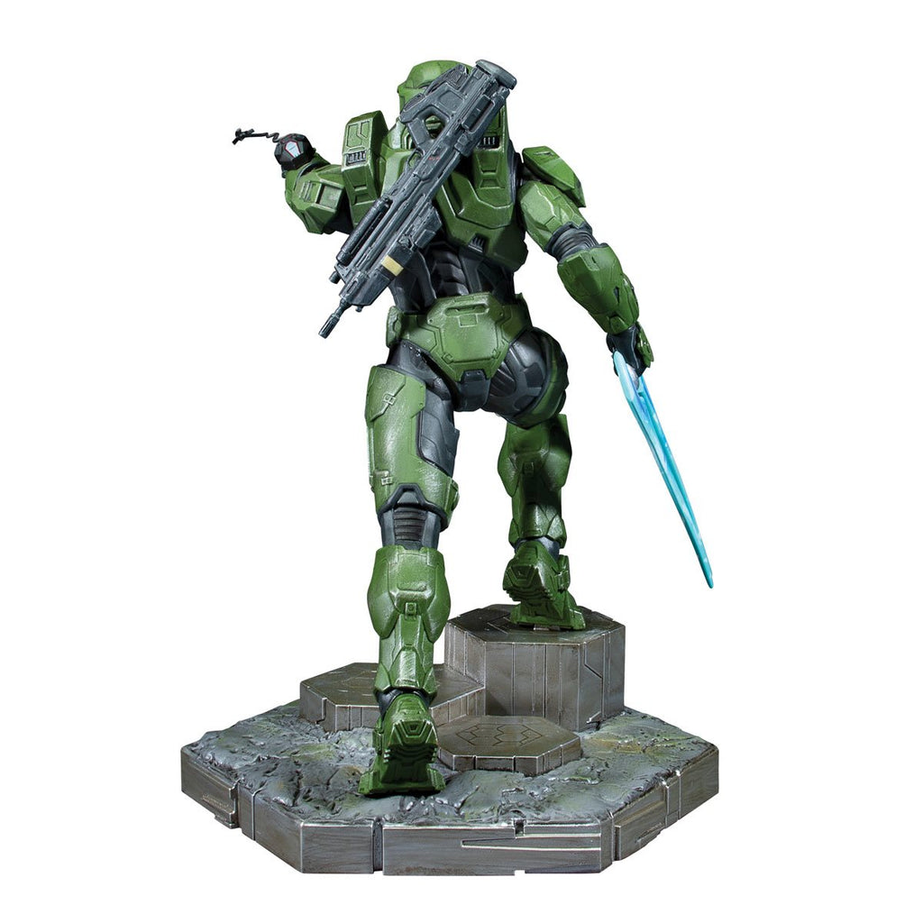 Halo Infinite: Master Chief With Grappleshot 10-Inch Statue