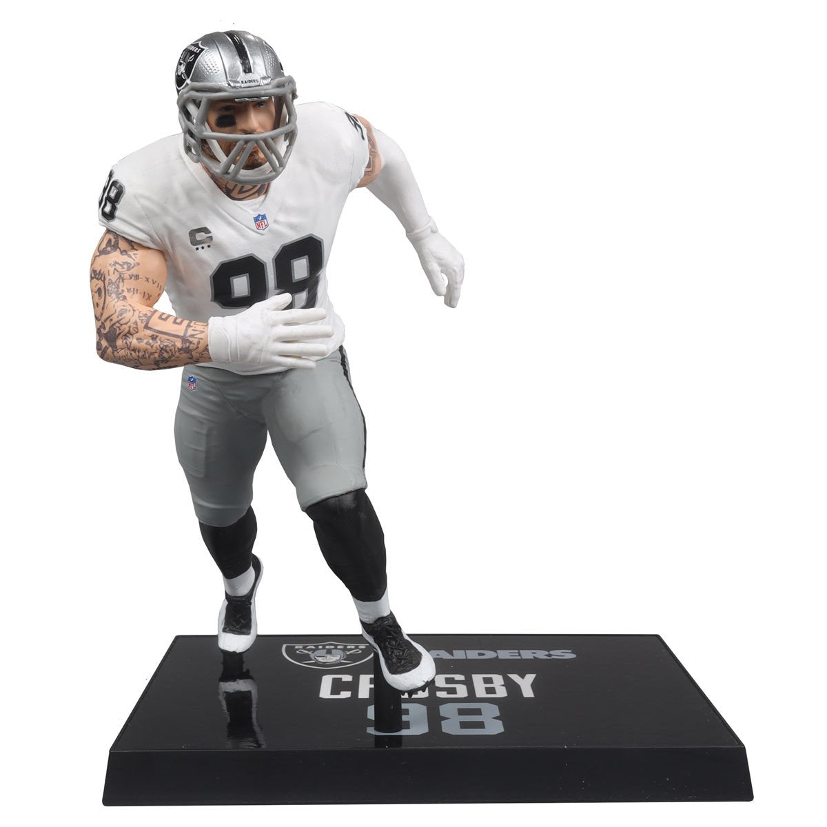 NFL SportsPicks 2024 Wave 2 Las Vegas Raiders Maxx Crosby 7-Inch Scale Posed Figure