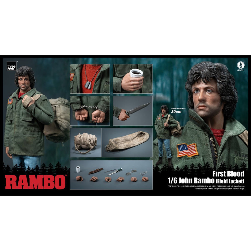 Rambo: First Blood John Rambo Field Jacket 1:6 Scale Action Figure