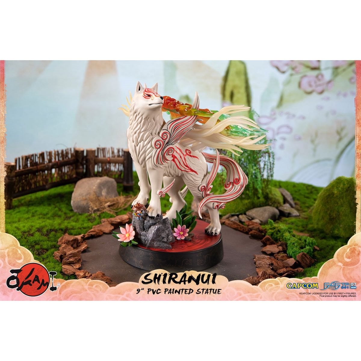 Okami: Shiranui 9-Inch  Staute - Standard Pose