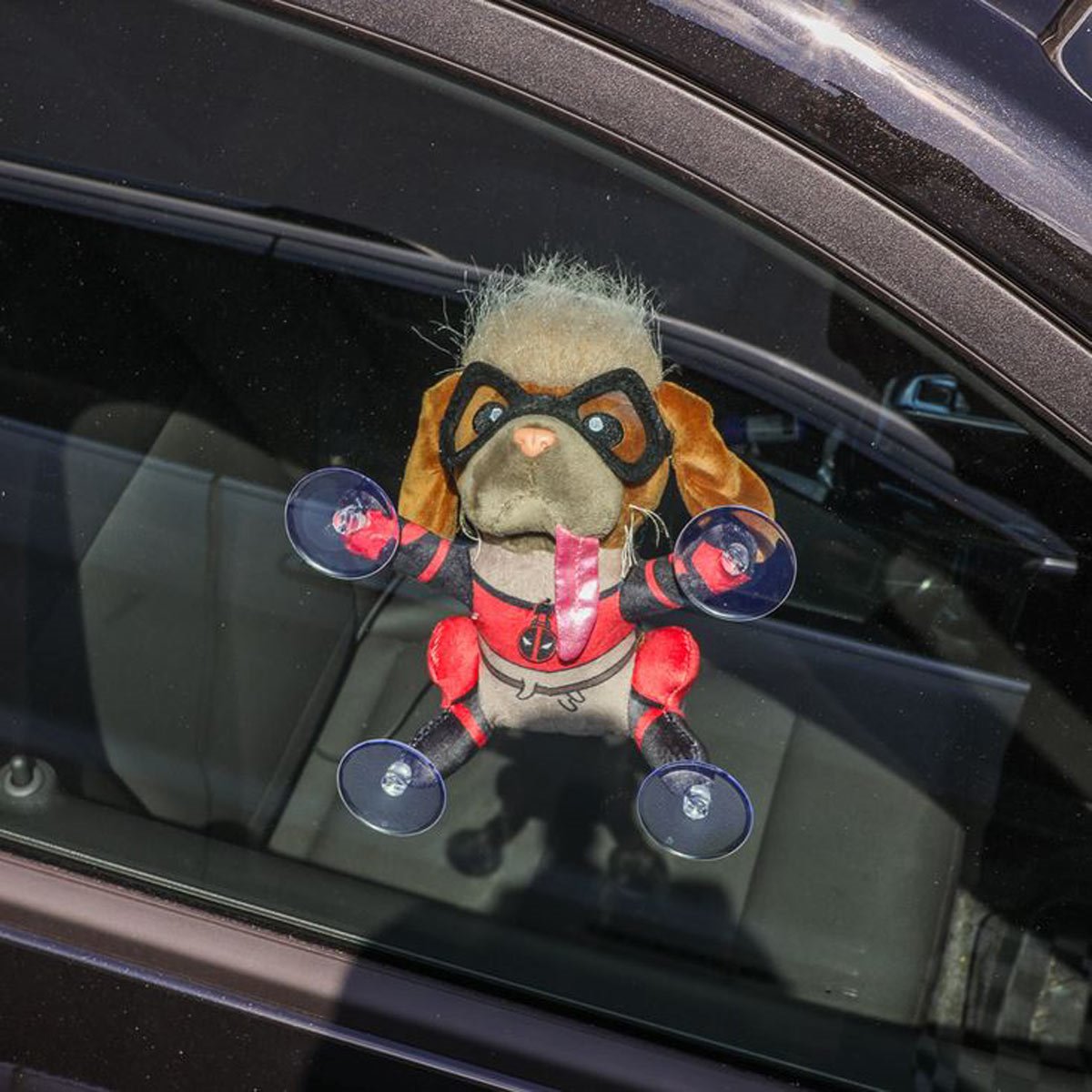 Deadpool & Wolverine Dogpool Plush Window Clinger
