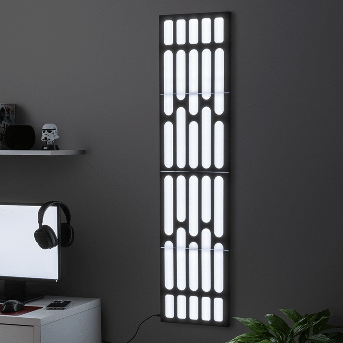 Star Wars Death Star Wall Panel Light with Color Change and Music Reactive Modes